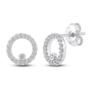 Thumbnail Image 2 of Diamond Earrings 1/5 ct tw Round-cut 10K White Gold