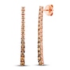 Thumbnail Image 1 of Le Vian Chocolate Ombre Earrings 1-1/3 ct tw Diamonds 14K Gold