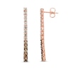 Thumbnail Image 2 of Le Vian Chocolate Ombre Earrings 1-1/3 ct tw Diamonds 14K Gold