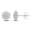 Thumbnail Image 1 of Diamond Earrings 3/4 ct tw Round-cut 14K White Gold