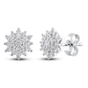 Thumbnail Image 1 of Diamond Earrings 3/4 ct tw Round-cut 14K White Gold