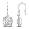 Thumbnail Image 0 of Diamond Dangle Earrings 1/2 ct tw Round-cut 14K White Gold