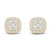 Thumbnail Image 1 of Diamond Earrings 2 ct tw Round-cut 14K Yellow Gold