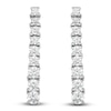 Thumbnail Image 1 of Diamond Earrings 1-5/8 ct tw Round-cut 14K White Gold