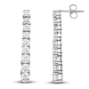 Thumbnail Image 2 of Diamond Earrings 1-5/8 ct tw Round-cut 14K White Gold