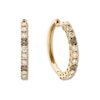 Thumbnail Image 2 of Le Vian Diamond Hoop Earrings 2 ct tw 14K Honey Gold