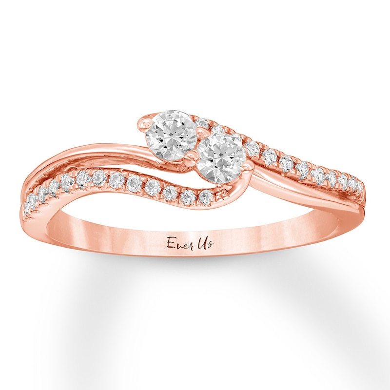 Ever Us Diamond Ring 1/3 ct tw 10K Rose Gold