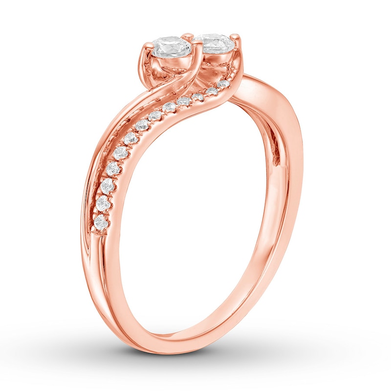 Ever Us Diamond Ring 1/3 ct tw 10K Rose Gold