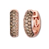 Le Vian Chocolate Ombre Earrings 1 carat tw 14K Strawberry Gold