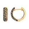 Le Vian Chocolate Ombre Earrings 1 carat tw 14K Strawberry Gold