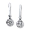 Thumbnail Image 2 of Diamonds in Rhythm 1/5 ct tw Earrings Sterling Silver