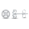 Thumbnail Image 1 of Diamond Stud Earrings 1/4 ct tw Round 10K White Gold