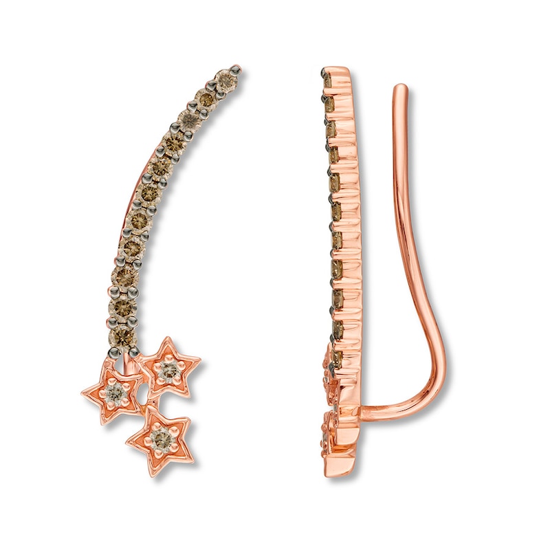 Le Vian Chocolate & Nude Diamonds 1/2 ct tw 14K Gold Earrings