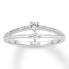 Thumbnail Image 0 of Ever Us Diamond Ring 1/4 ct tw Princess-cut/Round 10K Gold
