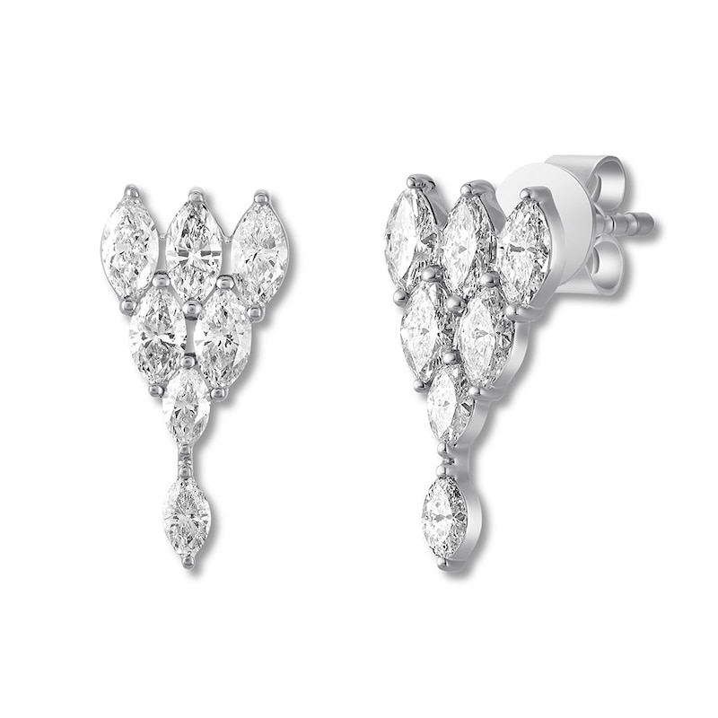 House of Virtruve Drop Earrings 7/8 ct tw Diamonds 14K Gold