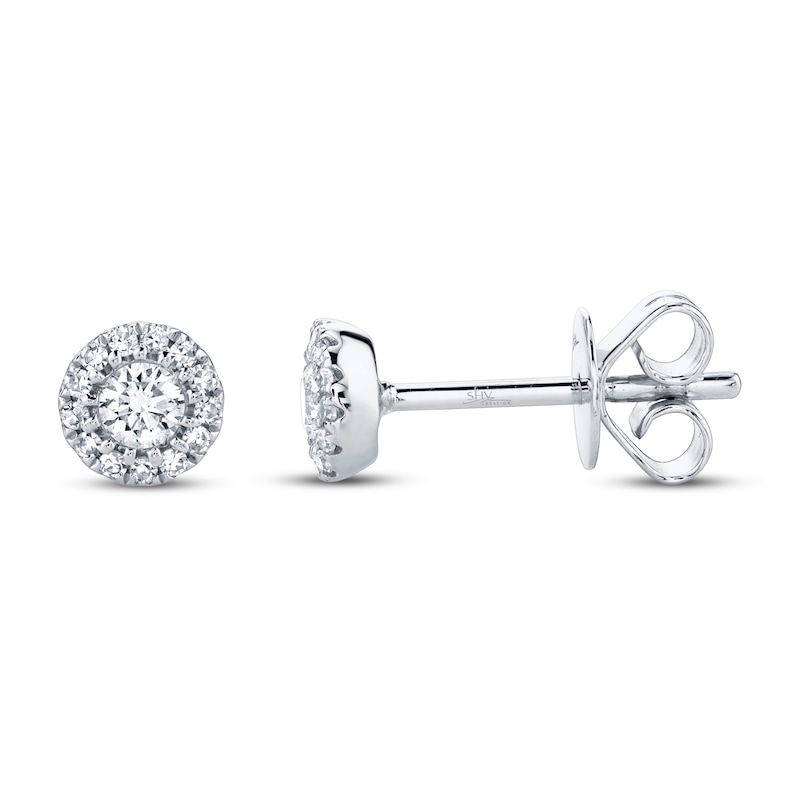 Main Image 2 of Shy Creation Diamond Earrings 1/5 ct tw 14K White Gold SC55002599