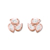 Thumbnail Image 0 of Diamond Stud Earrings 1/4 ct tw Bezel-set 10K Rose Gold