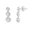 Thumbnail Image 0 of Diamond Drop Earrings 1-1/6 ct tw Round 14K White Gold