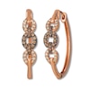 Thumbnail Image 0 of Le Vian Diamond Hoop Earrings 1/2 ct tw 14K Strawberry Gold