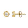 Thumbnail Image 1 of Diamond Solitaire Earrings 3/8 carat tw Round 10K Yellow Gold