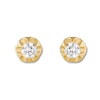 Thumbnail Image 2 of Diamond Solitaire Earrings 3/8 carat tw Round 10K Yellow Gold