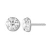Thumbnail Image 2 of Diamond Stud Earrings 1 carat tw Round 14K White Gold (I1/I)