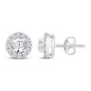 Hearts Desire Diamond Stud Earrings 1 ct tw 18K White Gold