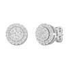 Thumbnail Image 0 of Diamond Stud Earrings 1/2 carat tw Round 10K White Gold