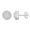 Thumbnail Image 2 of Diamond Stud Earrings 1/2 carat tw Round 10K White Gold