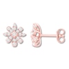 Thumbnail Image 0 of Diamond Flower Earrings 3/8 ct tw Round-cut 10K Rose Gold