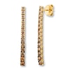 Thumbnail Image 0 of Le Vian Chocolate Ombre Earrings 1-1/3 ct tw Diamonds 14K Gold