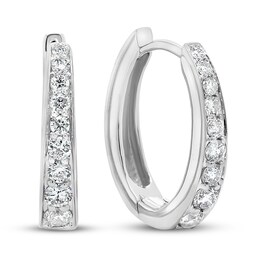Diamond Earrings 1/2 ct tw Round 10K White Gold