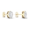 Thumbnail Image 4 of Diamond Stud Earrings 1 ct tw Round 14K Yellow Gold