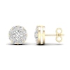 Thumbnail Image 2 of Diamond Stud Earrings 1 1/2 ct tw Round 14K Yellow Gold