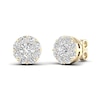Thumbnail Image 2 of Diamond Stud Earrings 1 1/2 ct tw Round 14K Yellow Gold