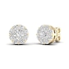 Thumbnail Image 3 of Diamond Stud Earrings 1 1/2 ct tw Round 14K Yellow Gold