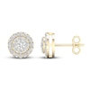 Thumbnail Image 1 of Diamond Stud Earrings 1/2 ct tw Round 10K Yellow Gold