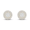 Thumbnail Image 2 of Diamond Stud Earrings 1/2 ct tw Round 10K Yellow Gold