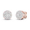 Thumbnail Image 1 of Diamond Stud Earrings 1 1/2 ct tw Round 14K Rose Gold