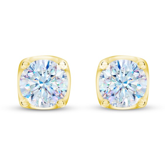 the leo first light diamond solitaire earrings 3 4 ct tw first light by leo schachter