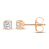 THE LEO First Light Diamond Solitaire Earrings 1/2 ct tw 14K Rose Gold (I1/I)