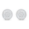 Thumbnail Image 3 of Diamond Earrings 1/4 ct tw Round 10K White Gold