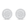 Thumbnail Image 2 of Diamond Earrings 1/4 ct tw Round 10K White Gold