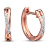 Thumbnail Image 1 of Diamond Earrings 1/20 ct tw Round 10K Rose Gold
