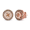 Thumbnail Image 0 of Le Vian Diamond Earrings 5/8 ct tw Round 14K Strawberry Gold