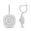 Thumbnail Image 1 of Diamond Earrings 1-5/8 ct tw Round 18K White Gold