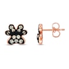 Thumbnail Image 2 of Le Vian Chocolate Diamond Earrings 1/5 ct tw Round 14K Strawberry Gold