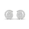 Thumbnail Image 2 of Diamond Earrings 1/2 ct tw Round 14K White Gold