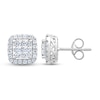 Thumbnail Image 2 of Diamond Stud Earrings 5/8 ct tw Round 14K White Gold