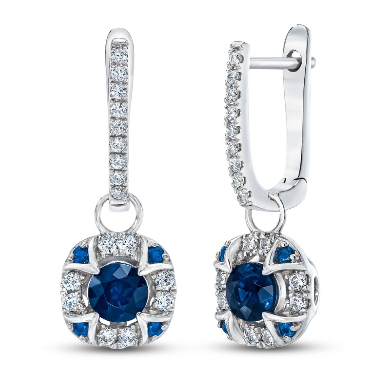 Vera Wang WISH Diamond Dangle Earrings 1/4 ct tw Round 10K White Gold